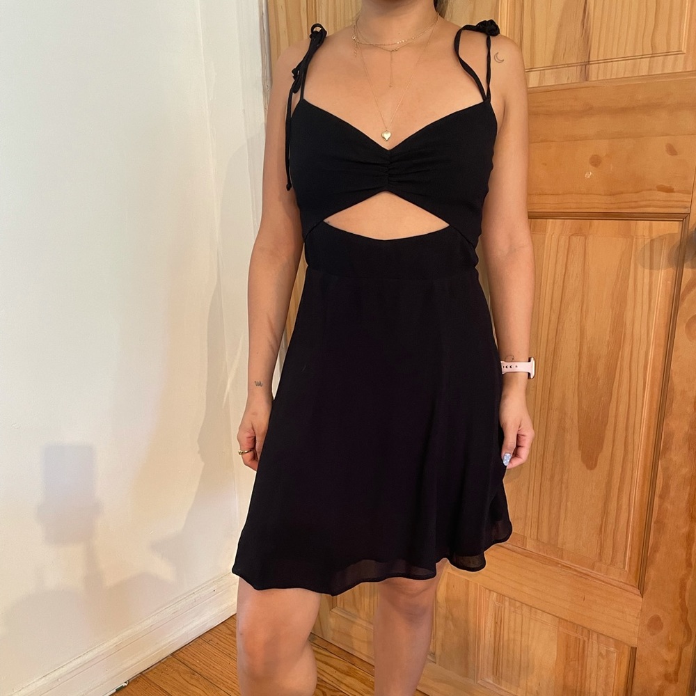 Reformation Tie Dress with Peephole (Tamara dress)